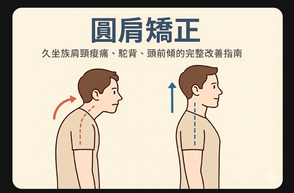 桃園體態矯正｜圓肩矯正教學｜查克教練ＺＡＣ